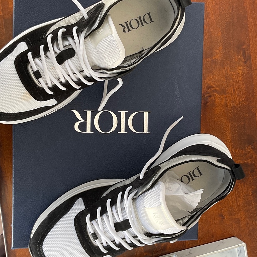 Dior Men's Monochrome Sneakers